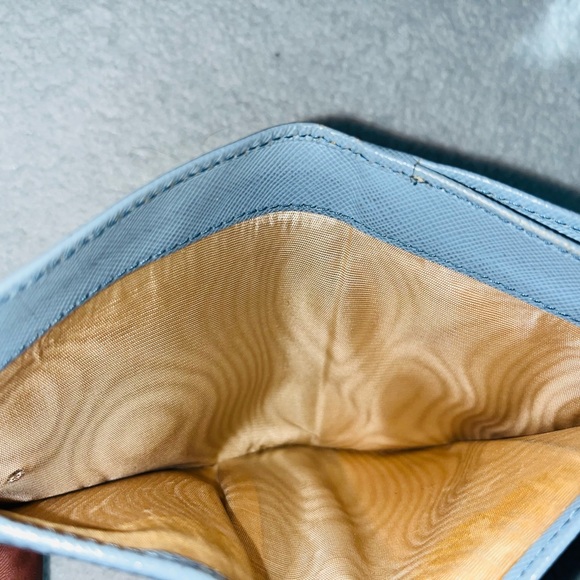 Prada Saffiano Periwinkle Bifold Wallet - Picture 15 of 16